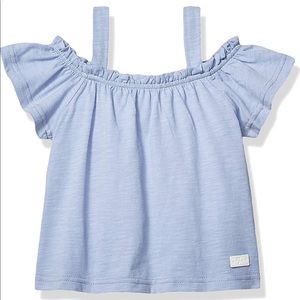 7 for all mankind’s off-shoulder tee with strap